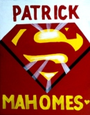 PATRICK MAHOMES SUPERMAN 1 Acrylic