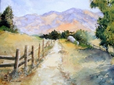 Trail to Diablo Watercolor