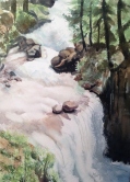 McCloud River Falls Watercolor