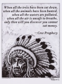 Cree Prophecy