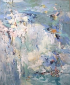 Dominique Caron's Meeting with spring 72x60”