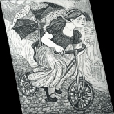 Girl with Bicycle