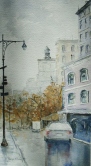 Side Street Watercolor
