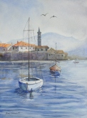 Near Dubrovnik Watercolor