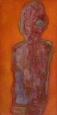 Figure on Red Monotype
