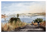 MARE ISLAND SHORELINE HERITAGE PRESERVE Watercolor