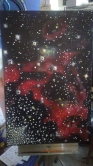 Red Space Acrylic