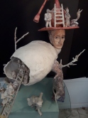 Homage to Hyeronimus Bosch, The Tree man Ceramic