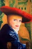 Who's The Girl in the Red Hat? Oil