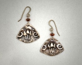 Fungi Earrings #285 Bronze