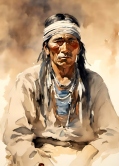 A Navajo Man Digital/Graphics