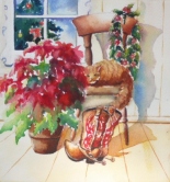 Paniolo Christmas Watercolor