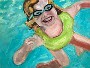 Michelle Mendoza's Swimming Toddler