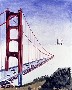 Carolyn K. Bellis's Golden Gate Bridge in the Fog