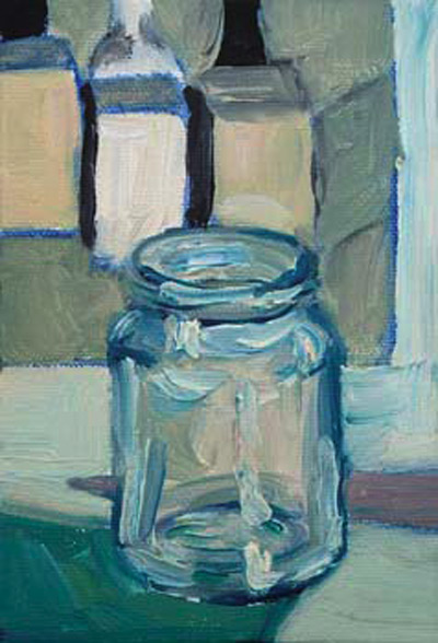 Jar in fron of Morandi
