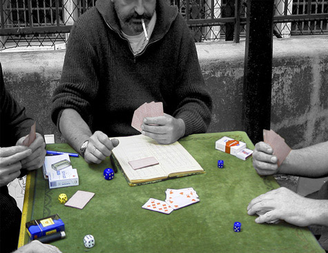 Flea Market Card Game, Paris