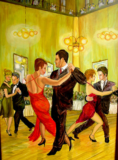 Tango at the Cafe Ideal  VIII