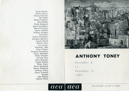ACA Gallery (1957) pg.1