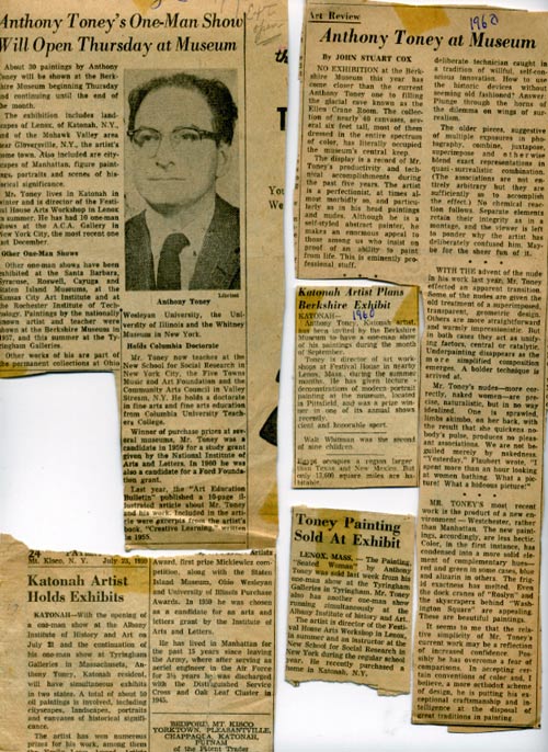 Newspaper clippings (1960)