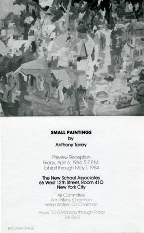 New School Exhibition (1984)