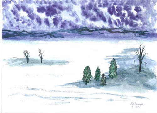 Winter Lake Scene #53