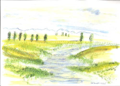 Waterway in the Plains #77