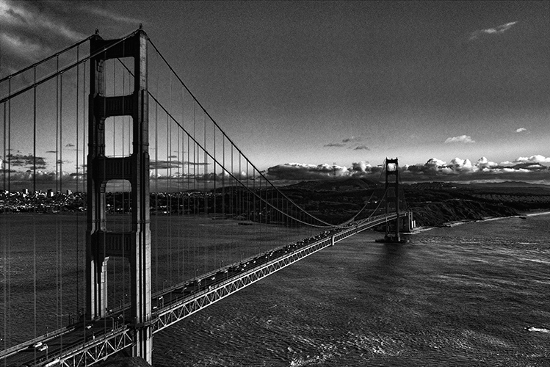 Golden Gate Bridge Overview Marin Side 1