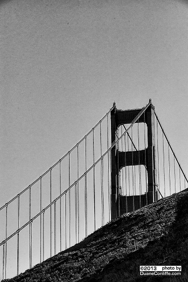 Golden Gate Bridge and Hillside