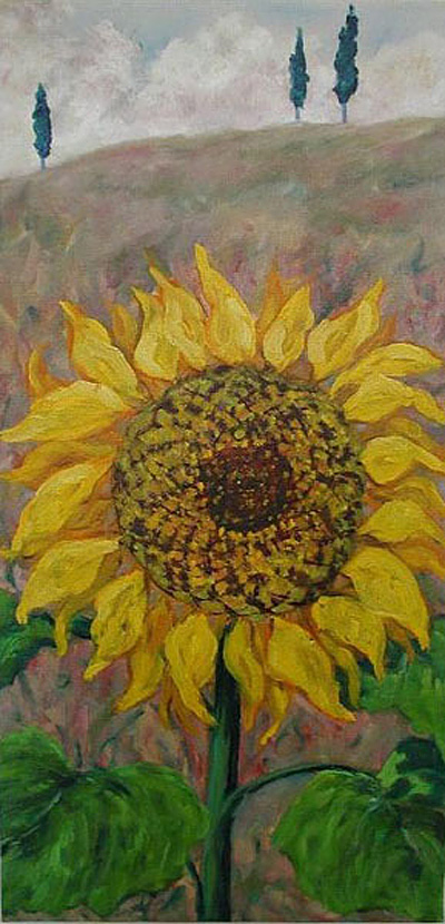 Maeve Croghan's Happy Sunflower I