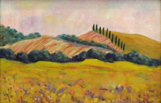 Maeve Croghan's San Gimignano Field I