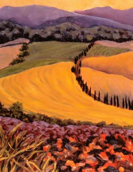 Maeve Croghan's Tuscan Tilled Fields