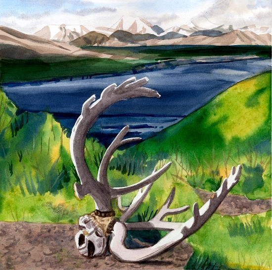 Lorraine Capparell's Caribou Landscape