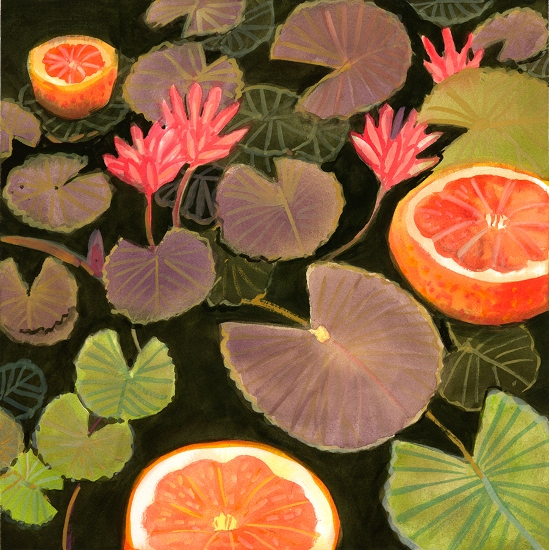 Lorraine Capparell's Lily Pads and Grapefruit