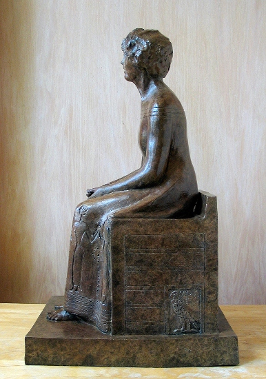 Crone Enthroned (Side View),