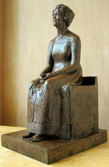 Crone Enthroned (Side View)