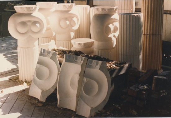 Lorraine Capparell's Sections of Crone Columns with Moulds