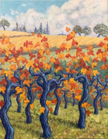 Maeve Croghan's Golden Vines & Stormy Clouds