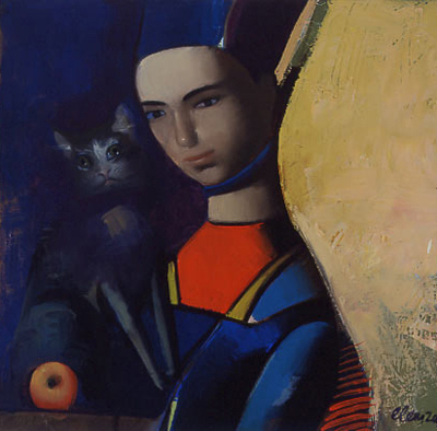 Girl With The Cat