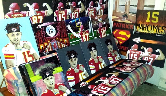 COUCHFUL OF CHIEFS PAINTINGS