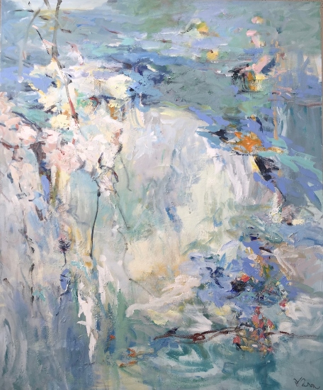 Meeting with spring 72x60”