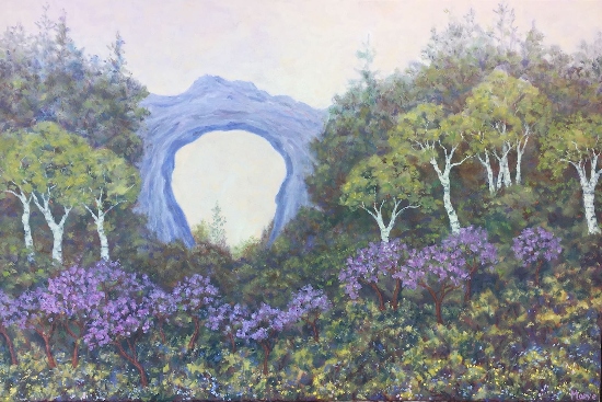 Maeve Croghan's Springtime Arch Rock