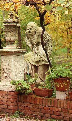 Figure in Garden