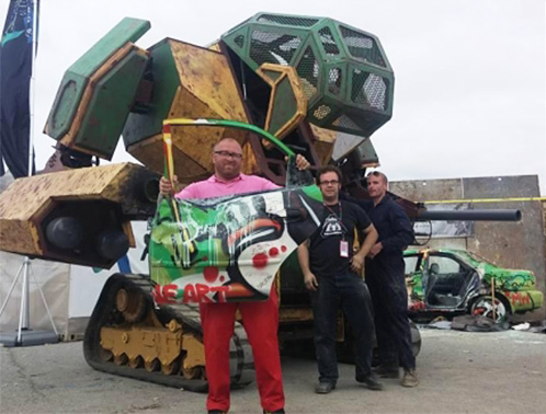 Megabots Pittsburgh Art Car