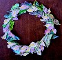 Astrid Rusquellas's Cala lily wreath