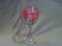 Kanozzi's Handpainted Glassware's Handpainted wine glass
