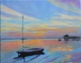 Robin Greenberg's Sailboat at Sunset 1